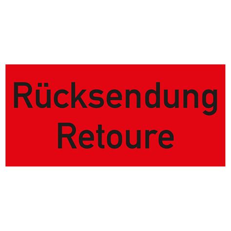 Rücksendung .